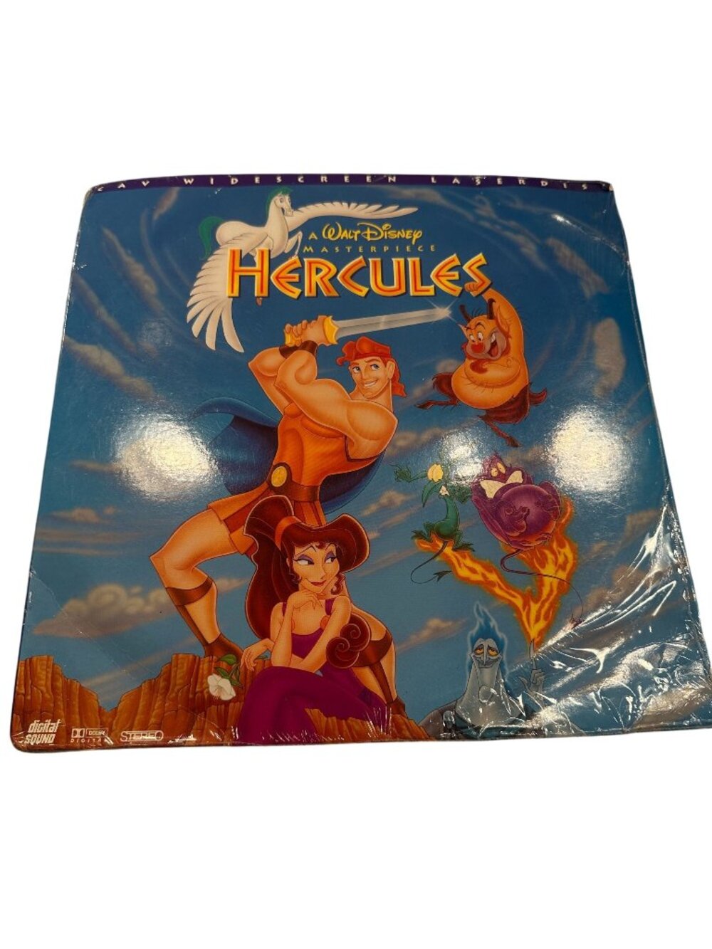 Walt Disney Masterpiece Hercules Film CAV Widescreen Laserdisc 1997 Vintage